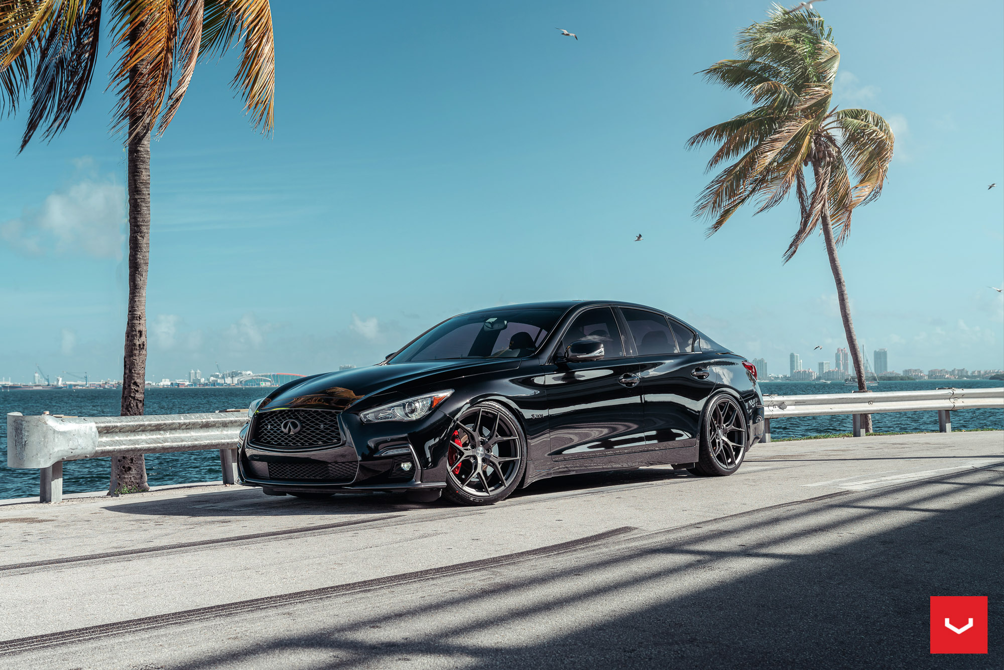 INFINITI Q50S HYBRID FORGED SERIES HF 5 Vossen Wheels