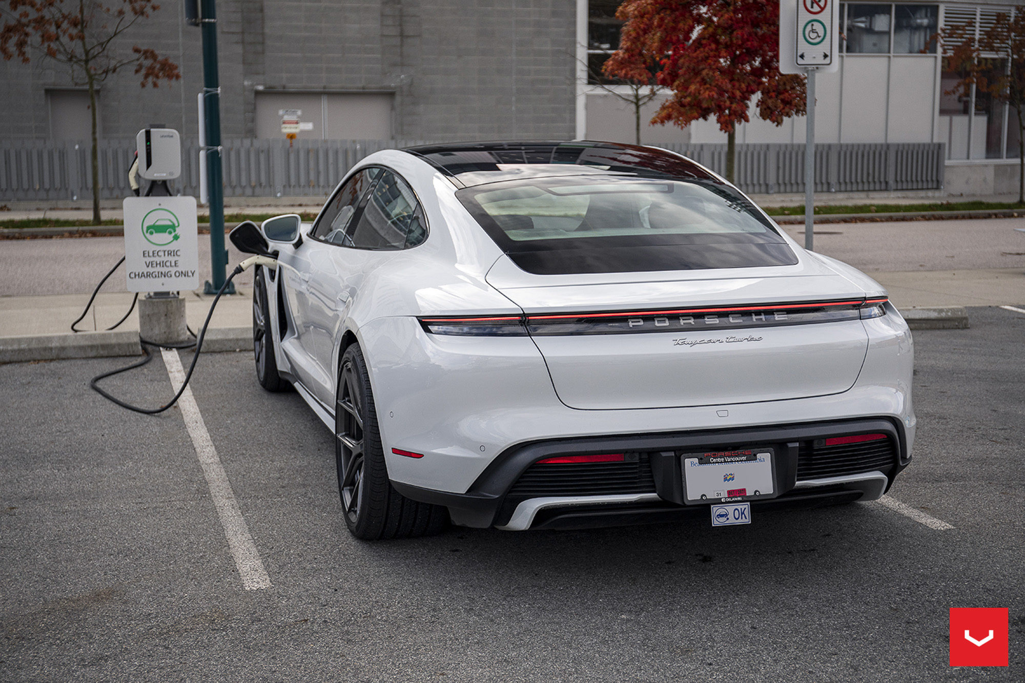 Porsche Taycan Turbo Hybrid Forged Series Hf Vossen Wheels