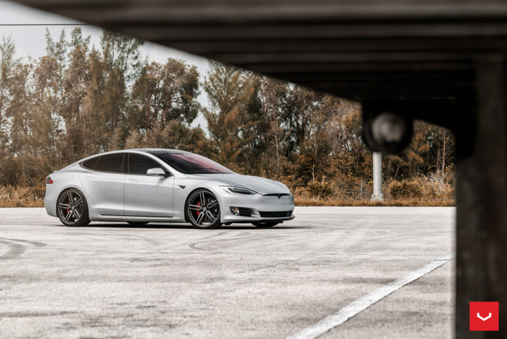 Tesla Model S Hybrid Forged Series Hf 1 Vossen Wheels Tesla Model S