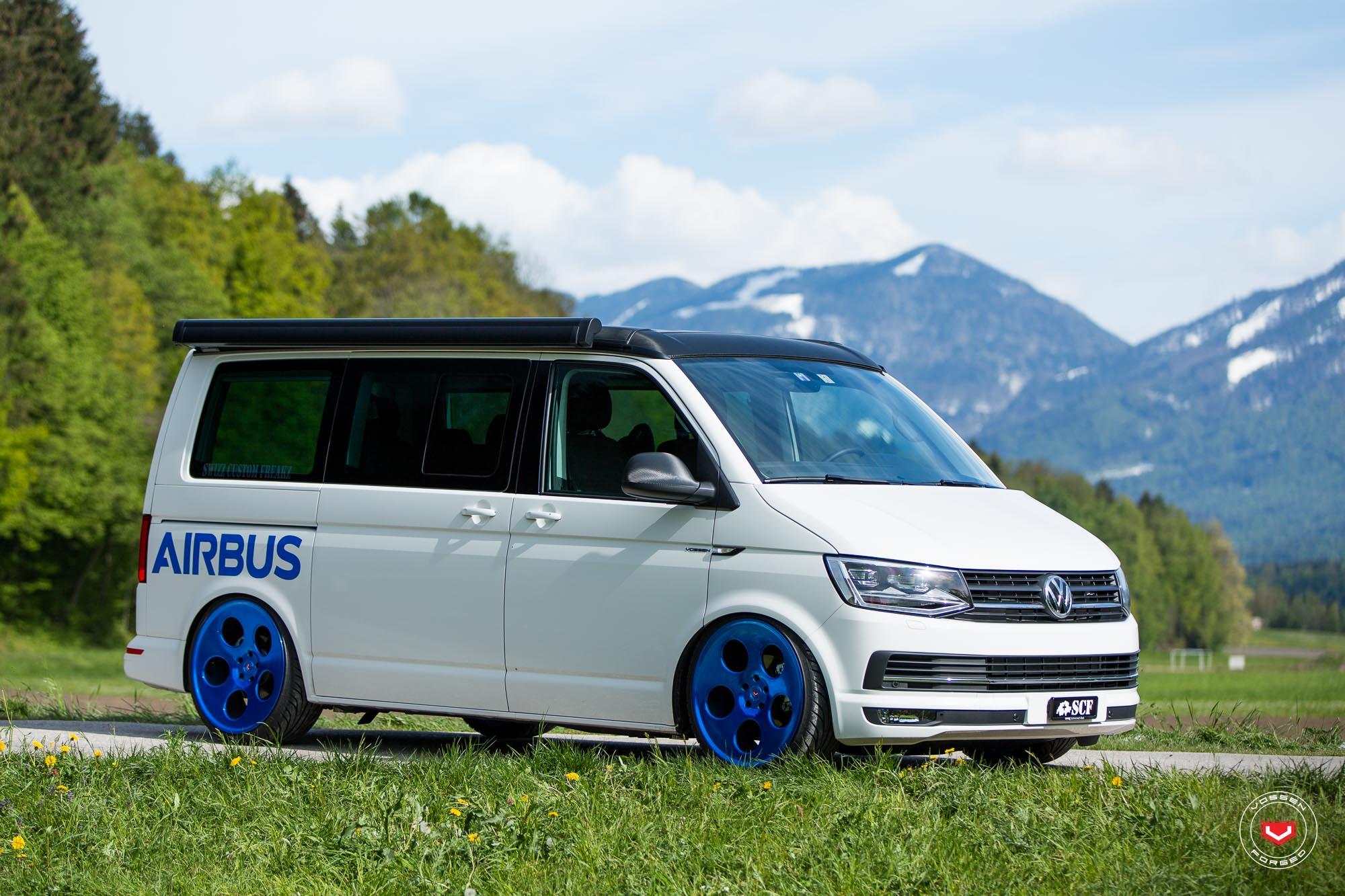 Vw T6 Airbus On Vossen Forged Lc 103 Wheels