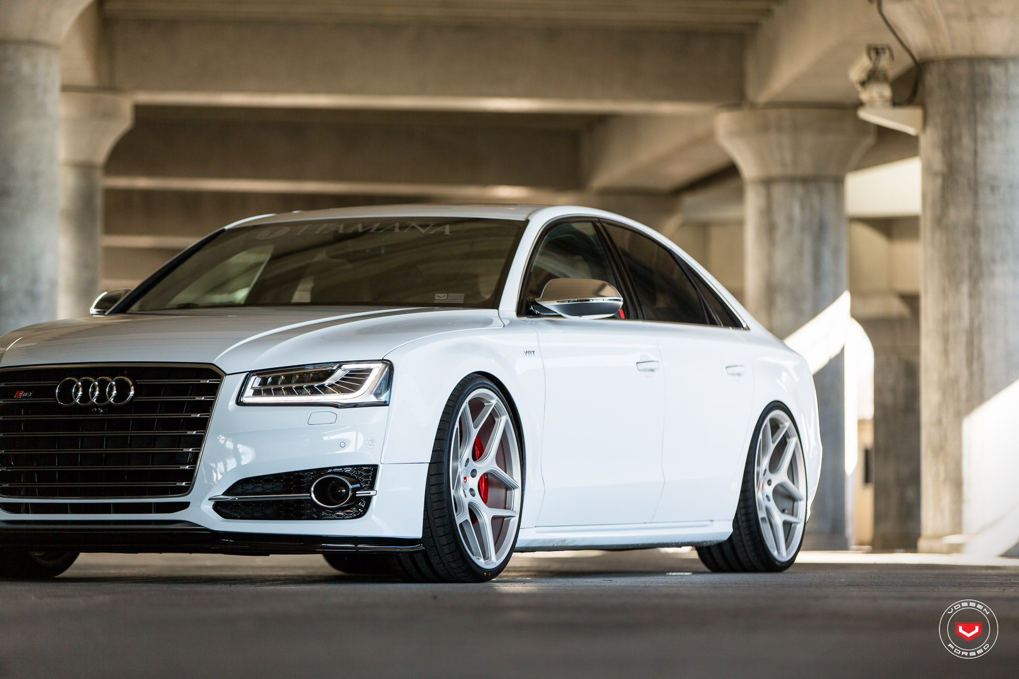 Hamana Japan Audi S8 On Vossen Forged Cg 5