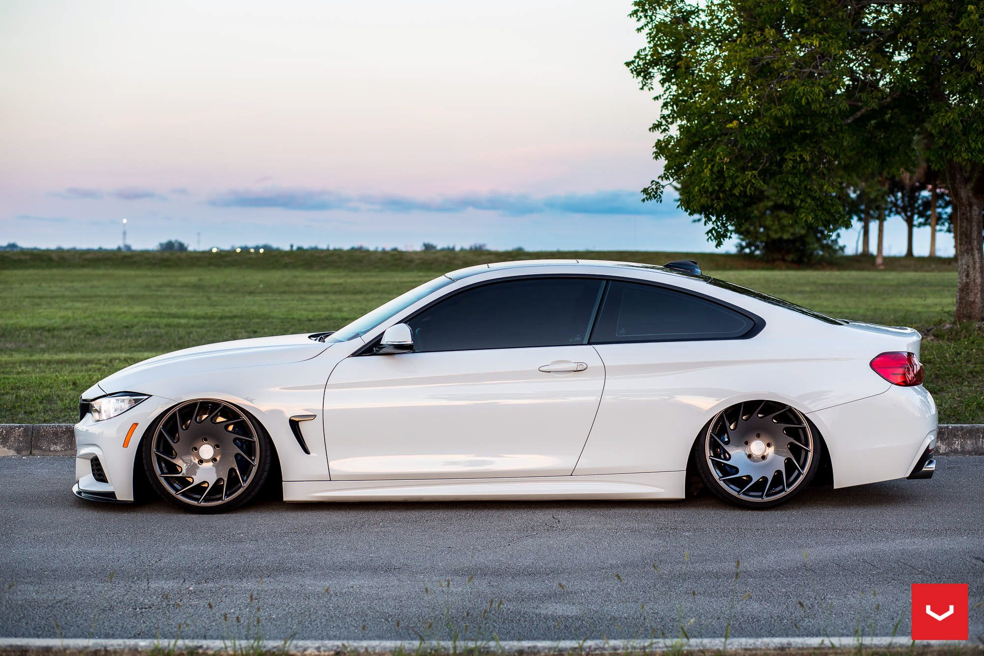 Bagged Bmw 435i On Vossen Vle-1 Wheels