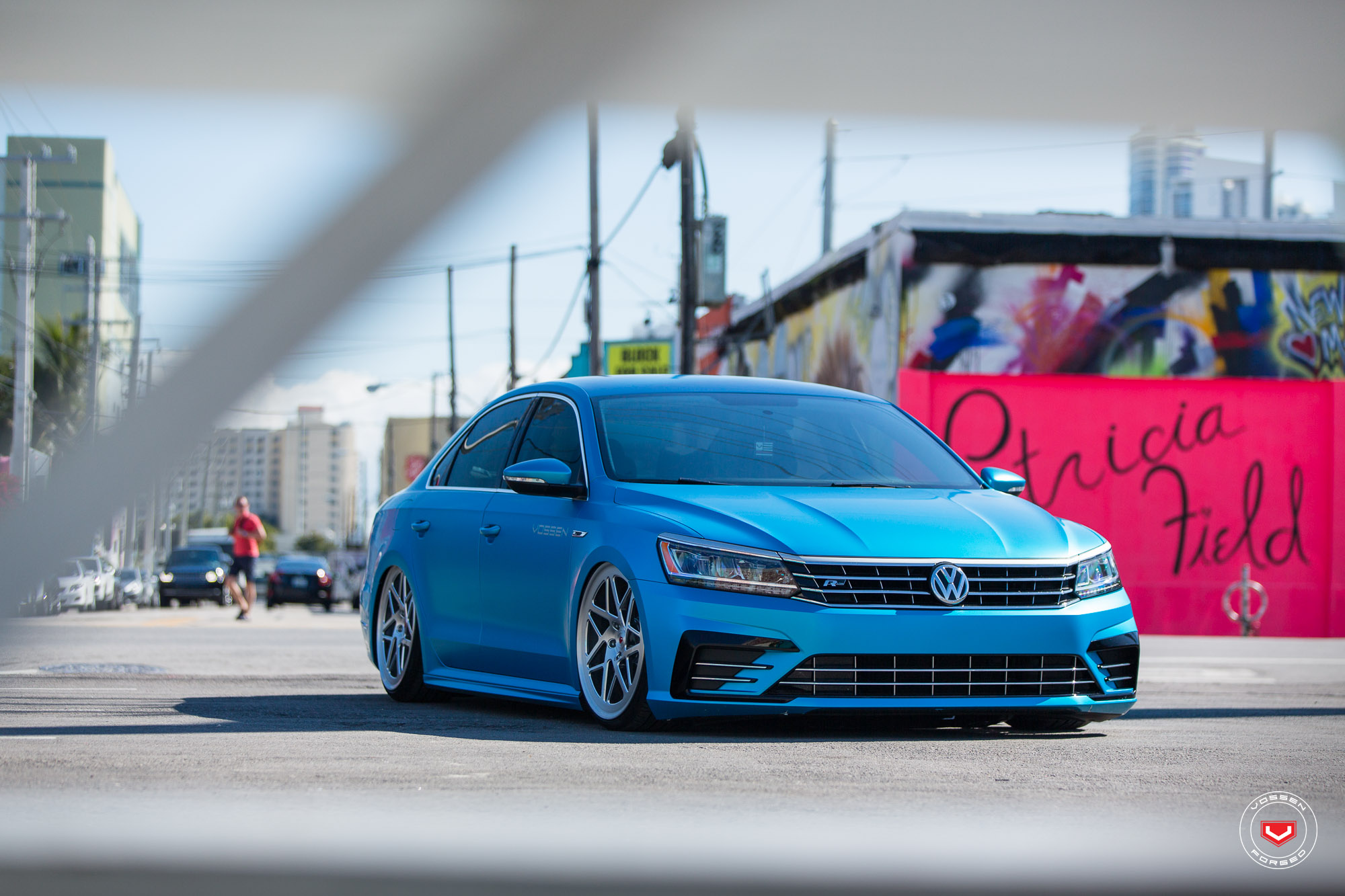 2016 VW Passat R-Line on Vossen Forged Wheels and Accuair - Vossen Wheels