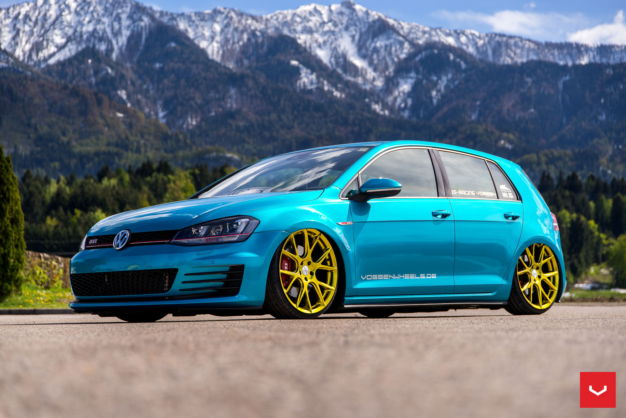 Competing with the Cherry 7 Down Golf R Sportwagen and RS6 for brightest co...