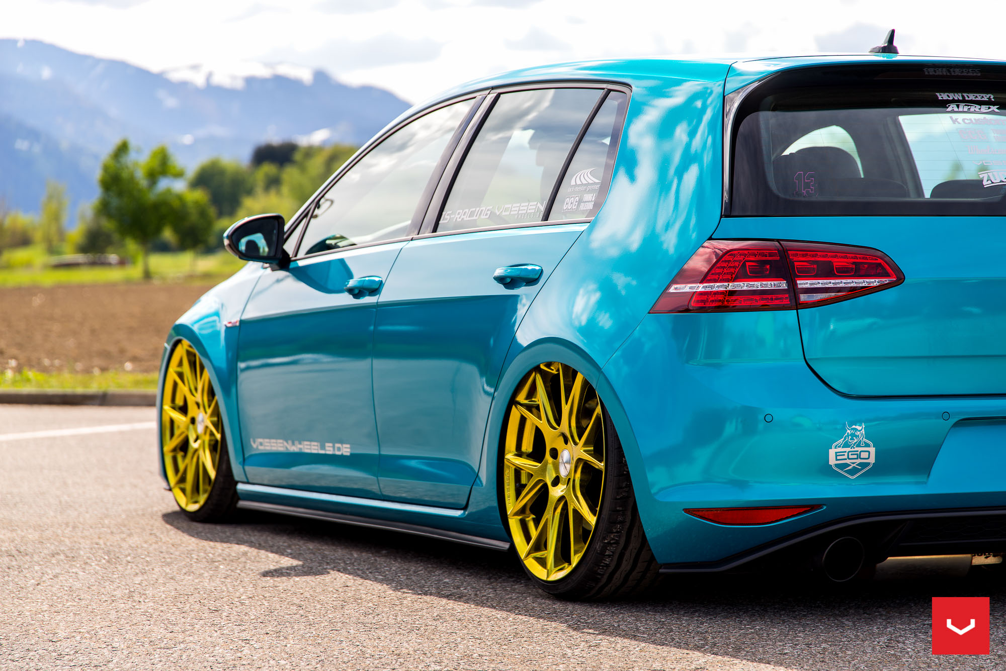 VW Mk7 GTI on Vossen VFS-6 Wheels