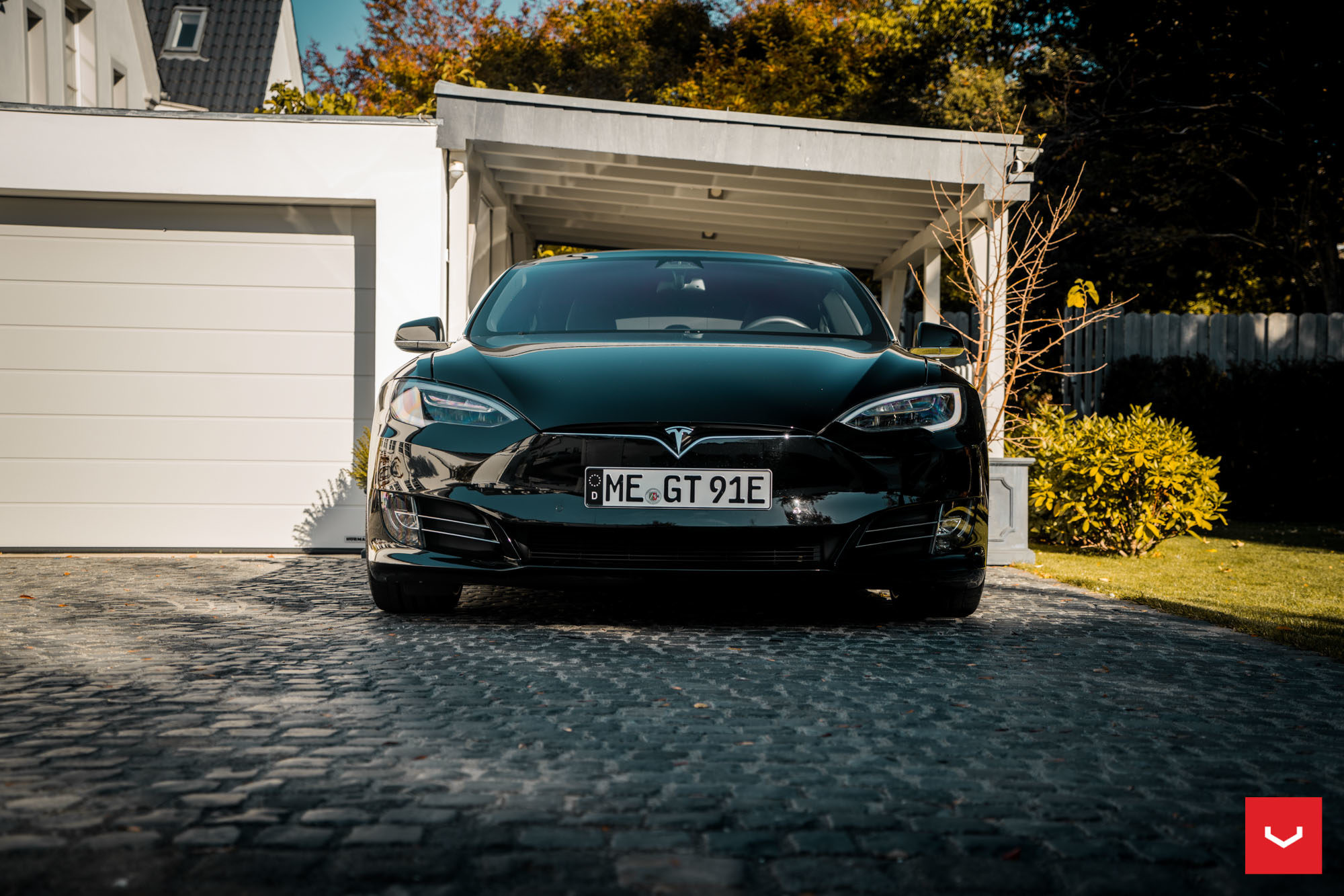 Tesla Model S Hybrid Forged Series Vfs Vossen Wheels