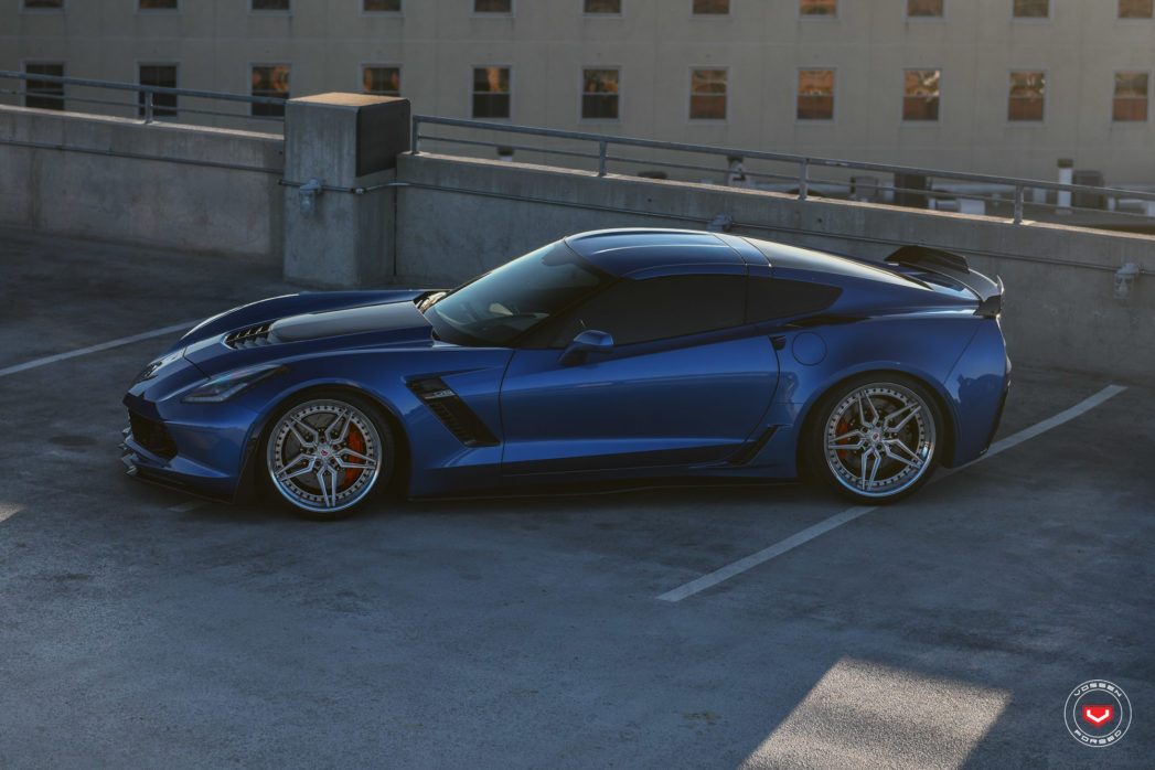 Chevrolet Corvette Z06 Vossen Forged M X Series M X1 3 Piece Vossen Wheels