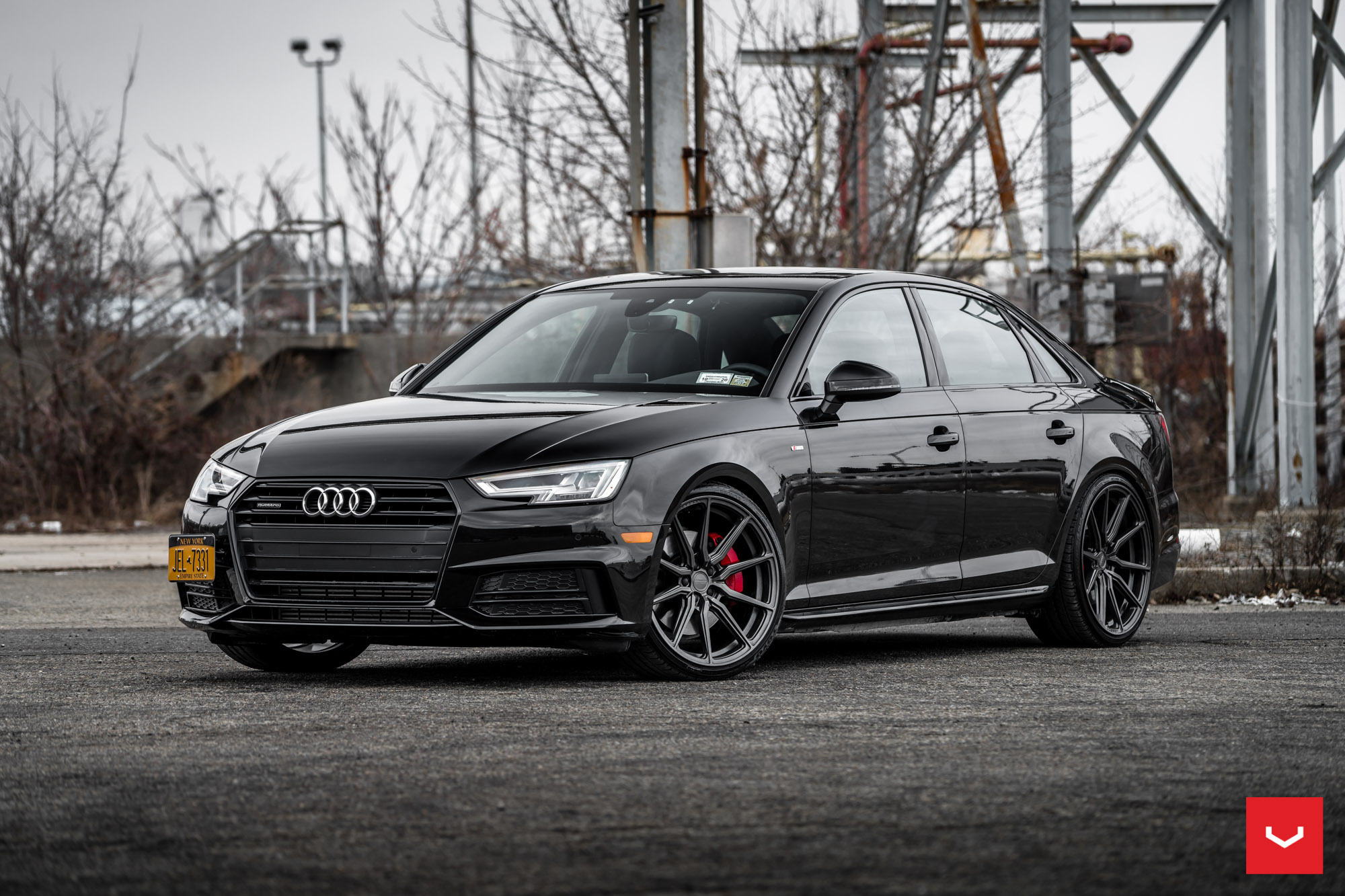 Audi A4 Hybrid Forged Series Hf 3 Vossen Wheels