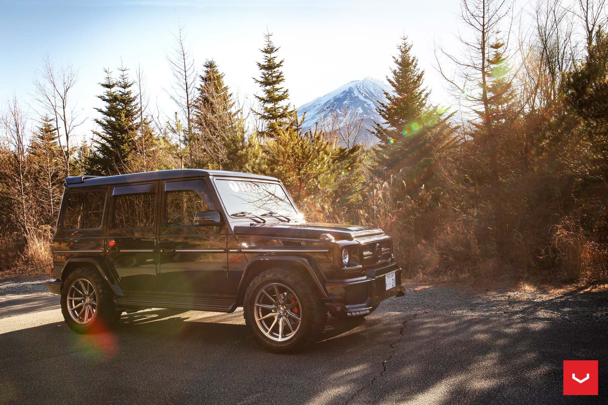 Mercedes Benz G550 Hybrid Forged Series Hf 3 Vossen Wheels