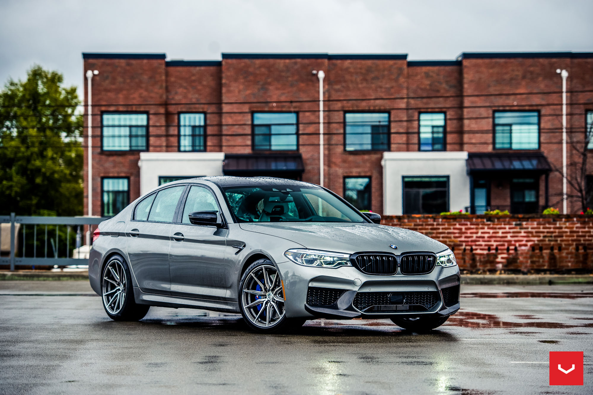 bmw 5 series vossen wheels