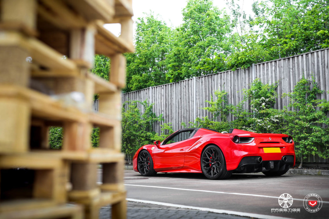 Ferrari 488 Gtb Gloss Black Roof Wrap Reforma Uk