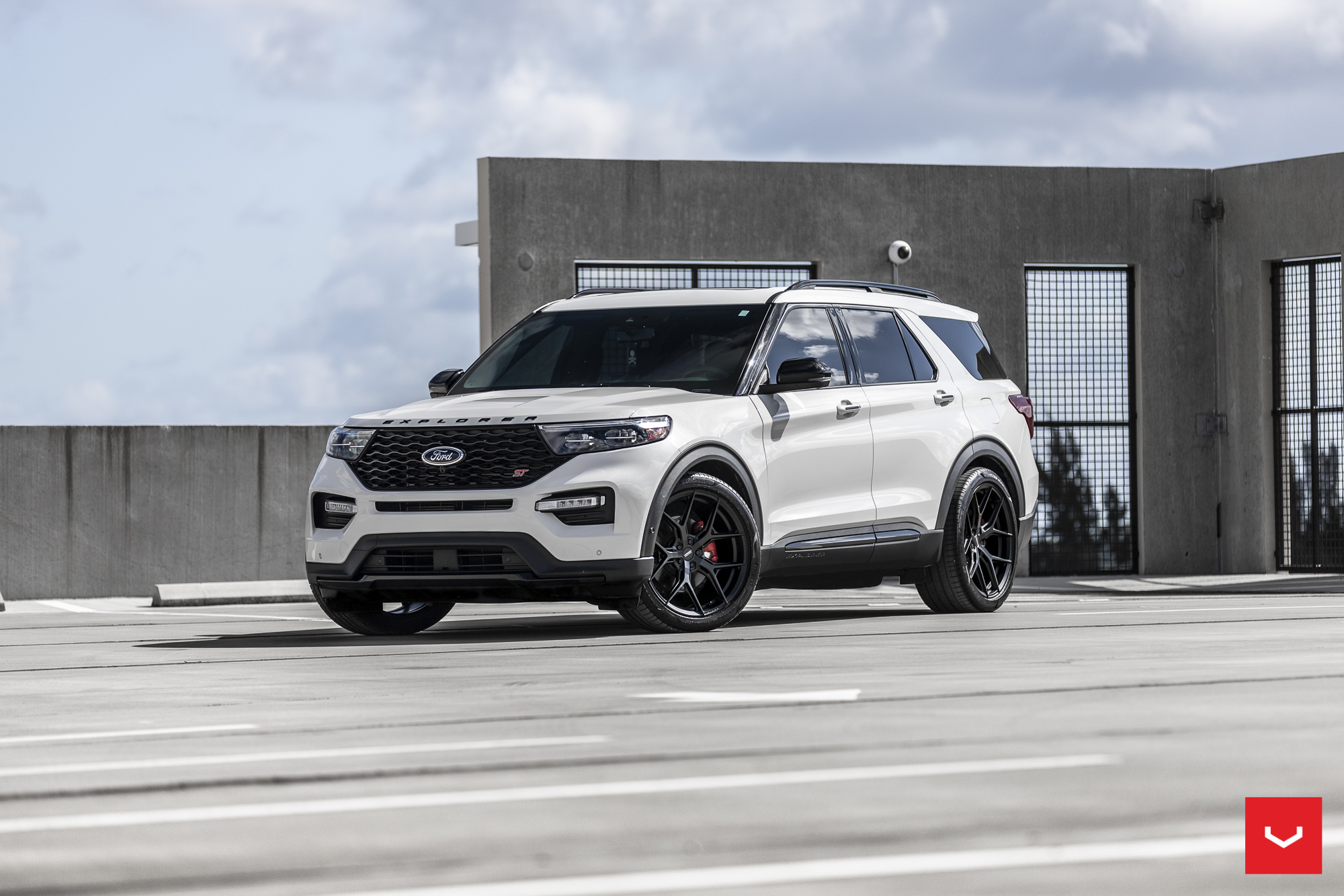 Black Custom Ford Explorer