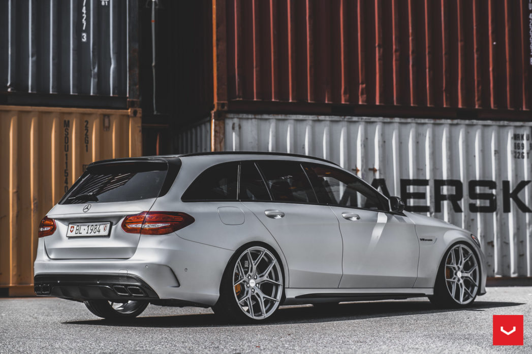 MERCEDES C63S AMG WAGON - HYBRID FORGED SERIES: HF-5 - Vossen Wheels