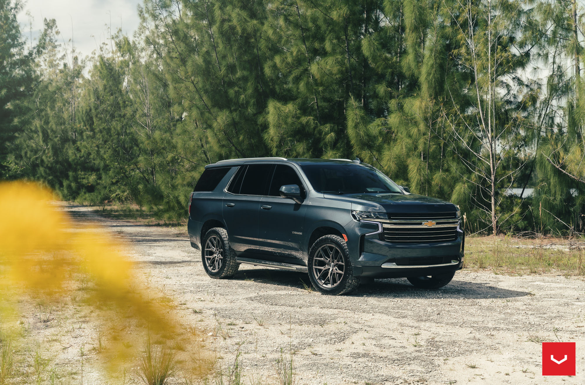 Chevrolet Tahoe Hybrid Forged Series Hf Vossen Wheels