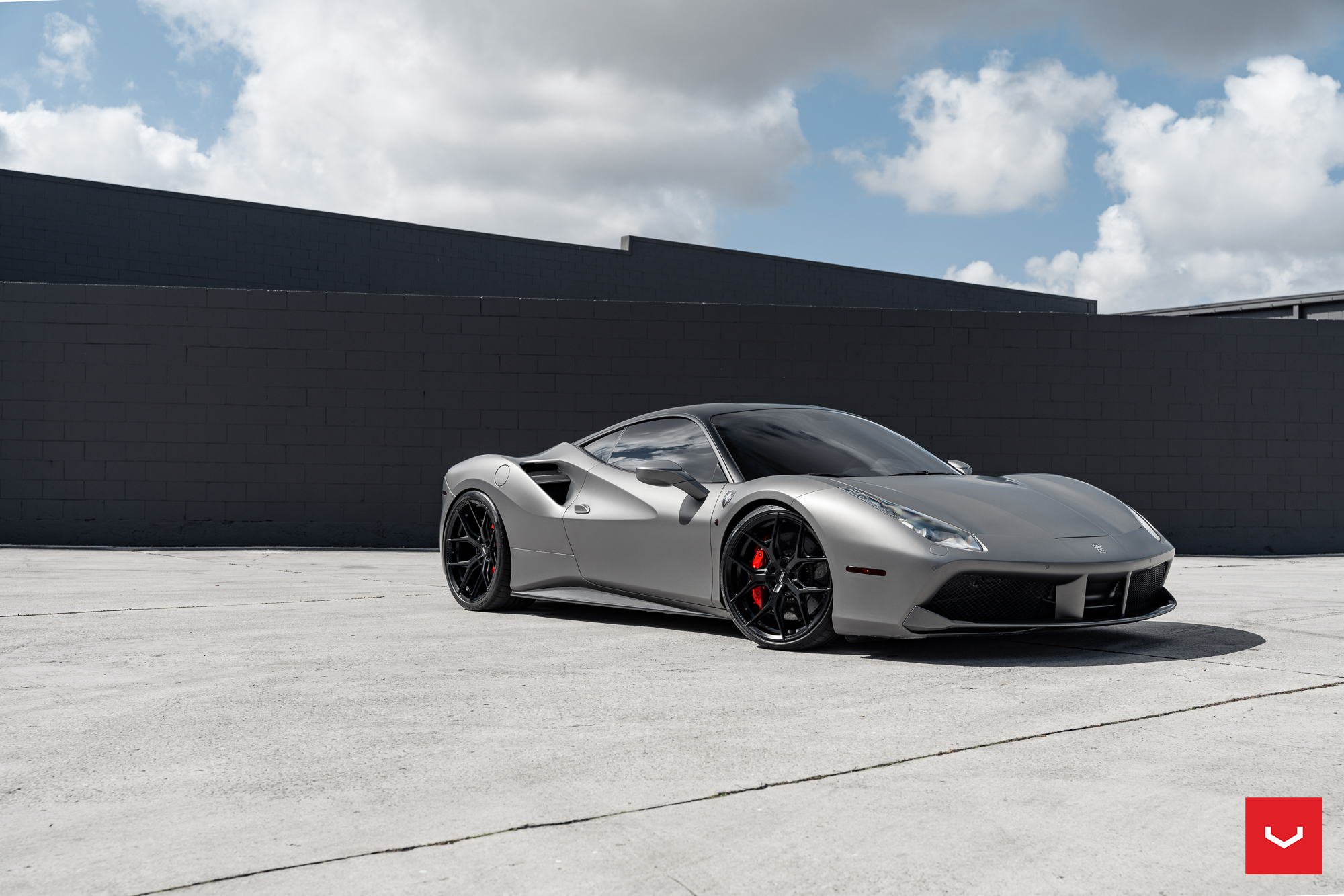 FERRARI 488 GTB - HYBRID FORGED SERIES: HF-5 - Vossen Wheels