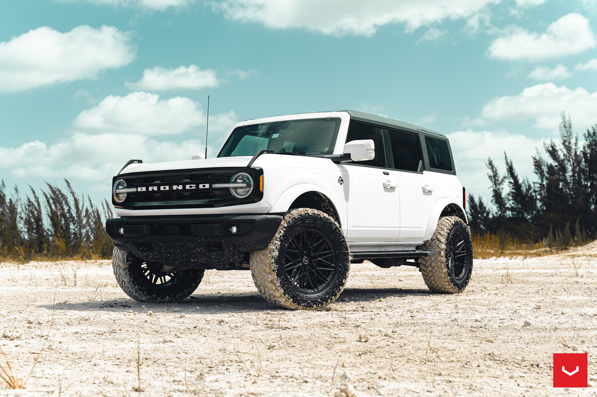 We are living for this BF Custom Ford Bronco on 20” Vossen wheels with