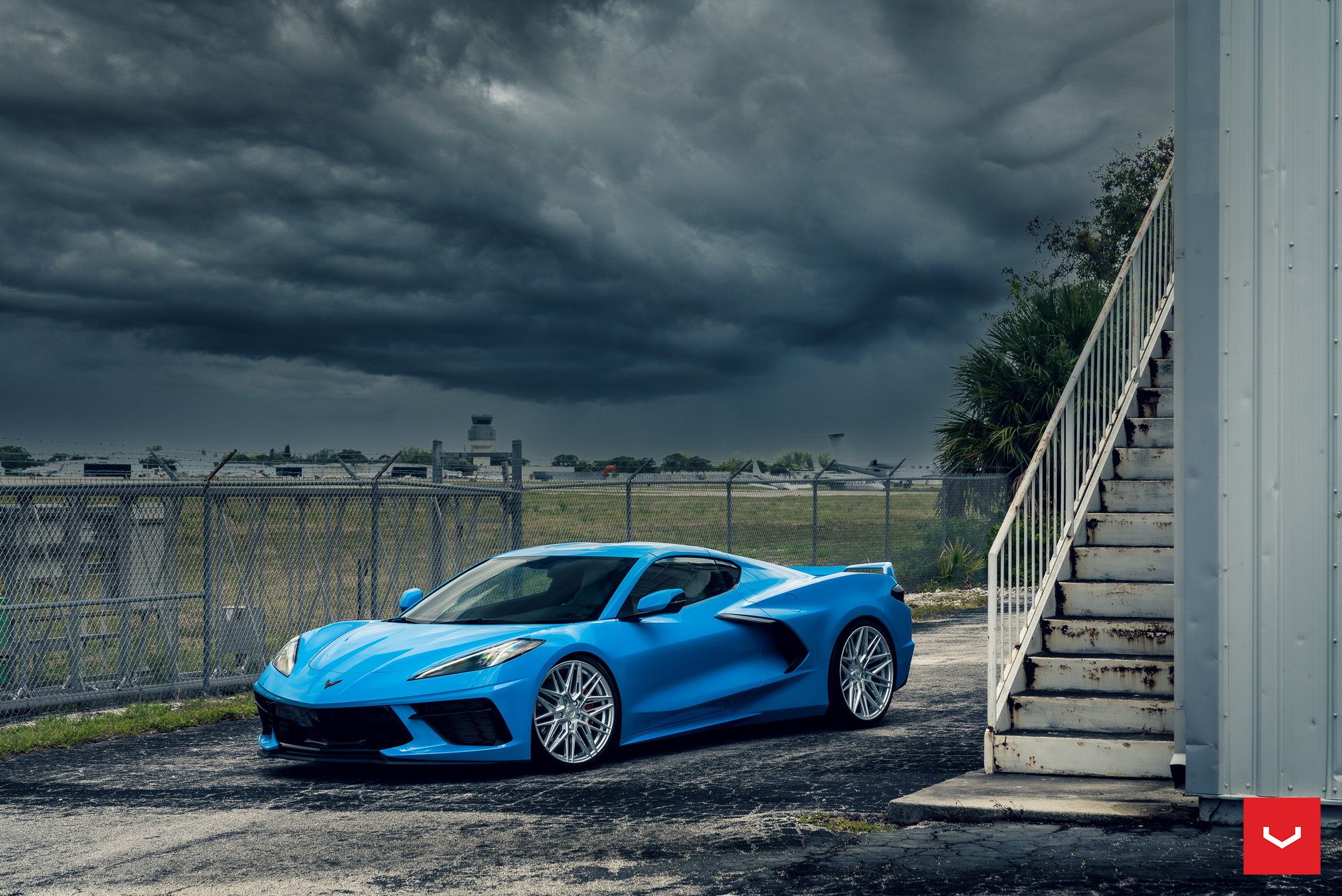 Chevrolet Corvette C Hybrid Forged Series Hf Vossen Wheels