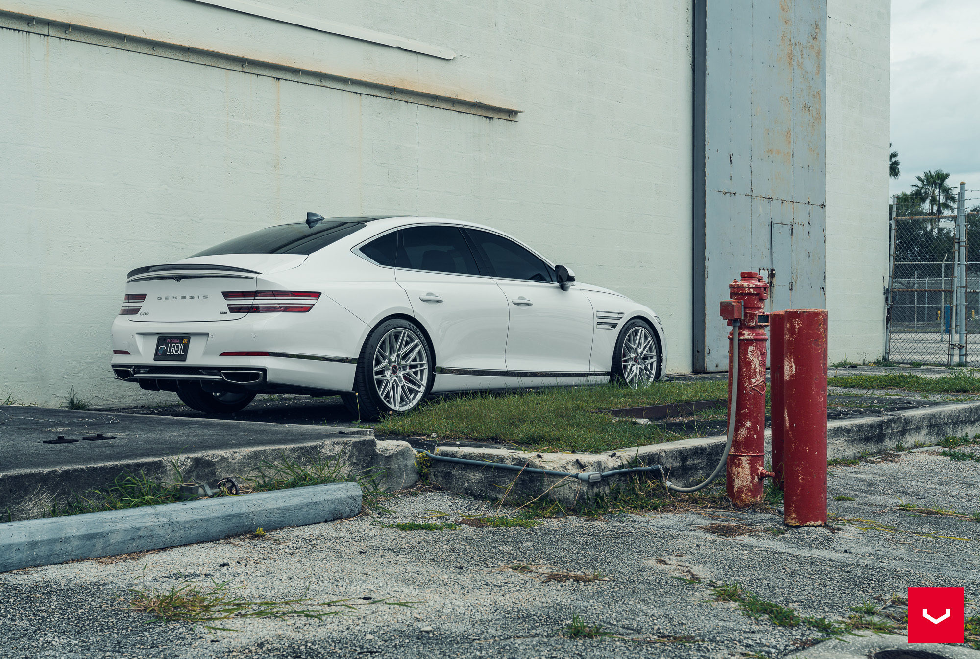 Genises G80 Rims GENESIS G80 - HYRBRID FORGED SERIES: HF-7 - Vossen Wheels