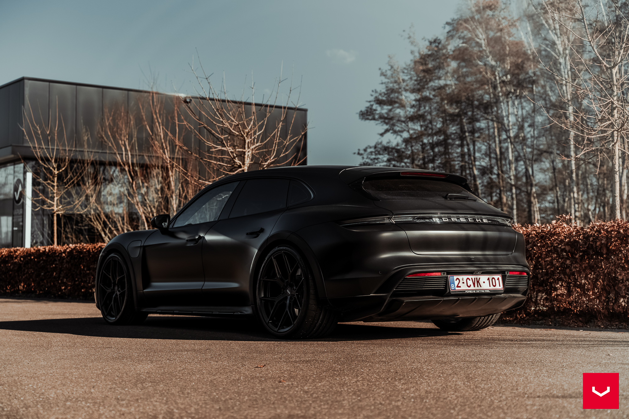 Porsche Taycan Hybrid Forged Series Hf Vossen Wheels