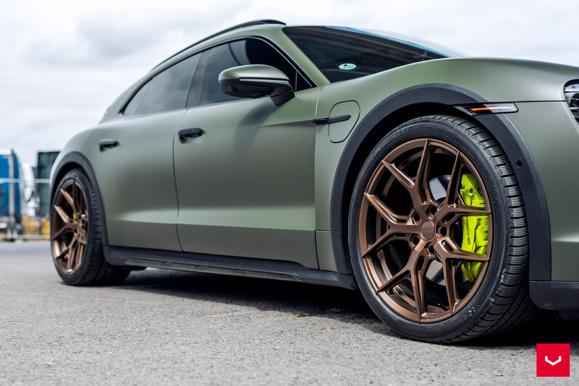 Porsche Taycan Hybrid Forged Series Hf Vossen Wheels