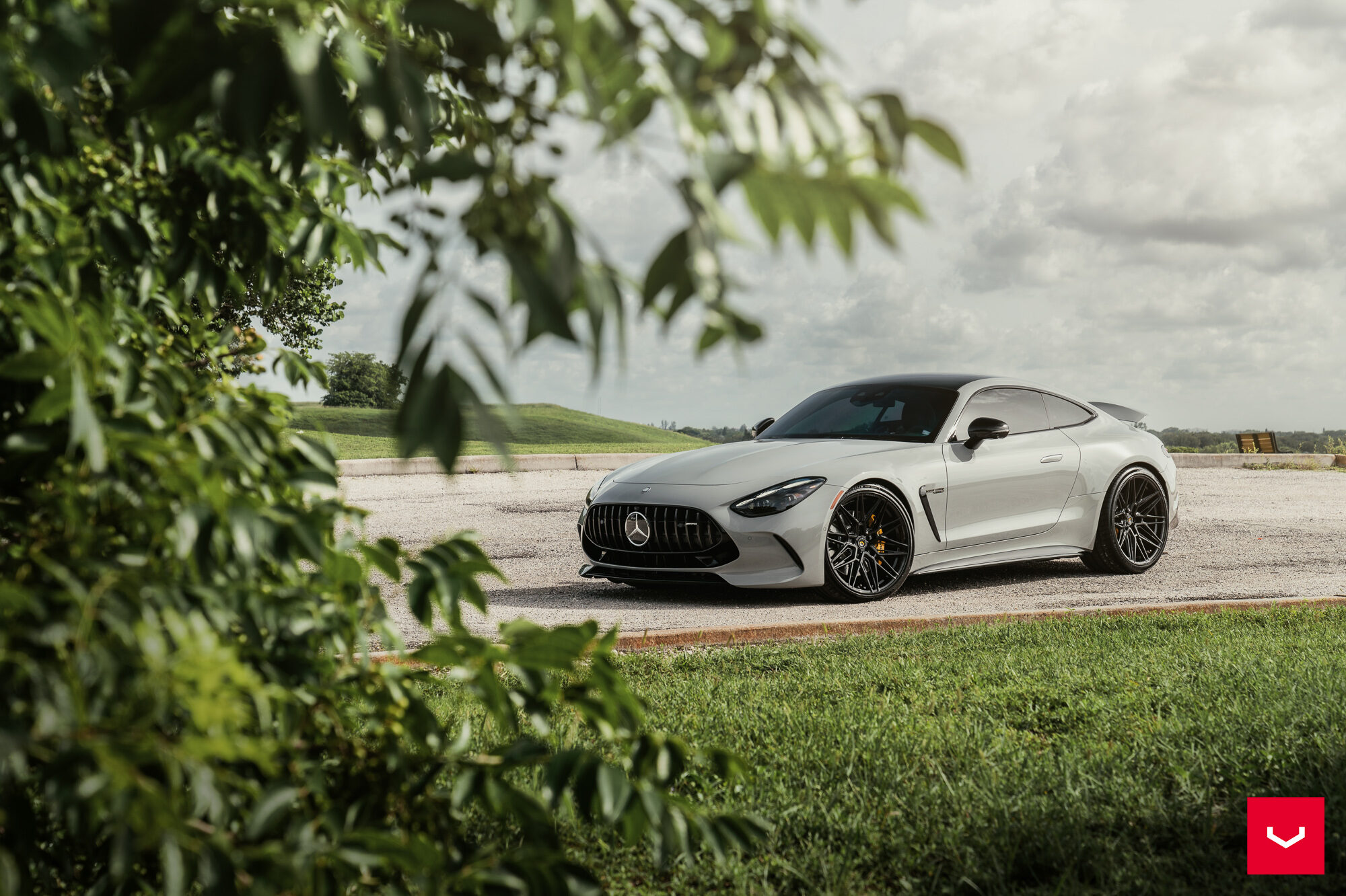 MERCEDES GT55 AMG - HYBRID FORGED SERIES: HF-7 - Vossen Wheels