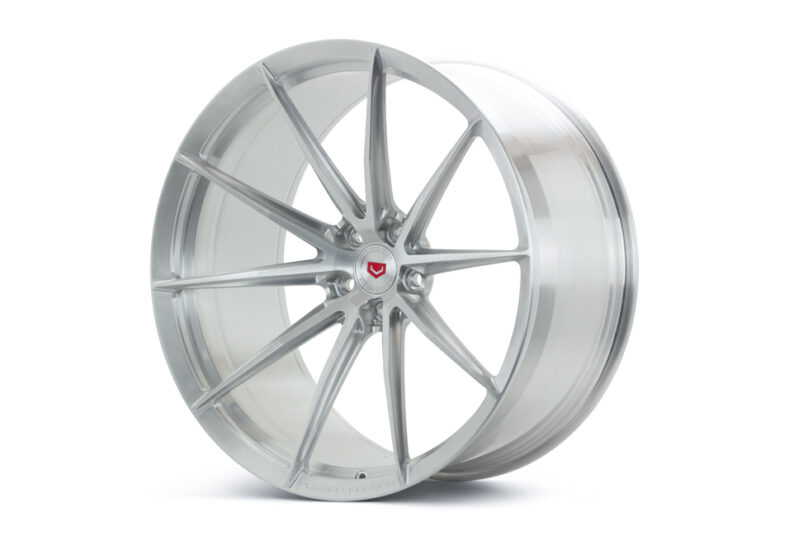 Vossen VPS-1 Forged Monoblock — Gloss Clear over forged grain, front face